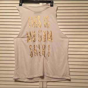 This Is My Gym Tee muscle tee NWOT