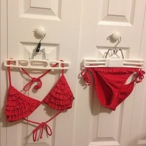 Red Polka Dot Bikini