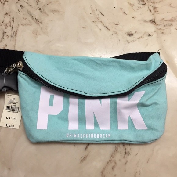 PINK (light blue) fanny pack!