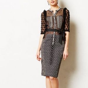 Anthropologie Allusione Sheath dress DROPPED $100!
