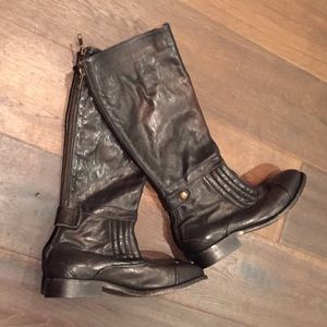 Free People distressed brown boots