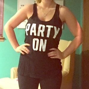 VS PINK "Party On" Tank Top
