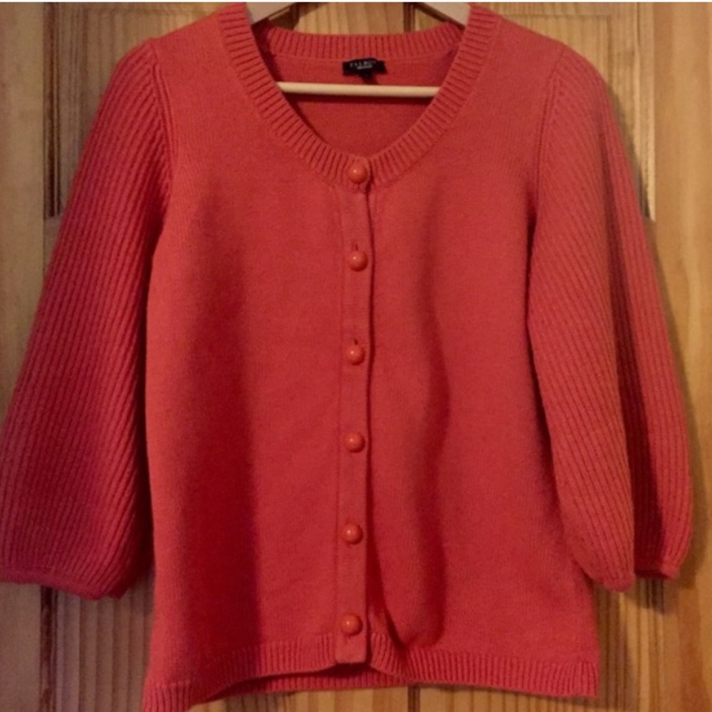 ❄️ ⬇️ Reduced!! Coral Angora Cardigan [Sz M]