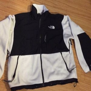 White and black northface! XS