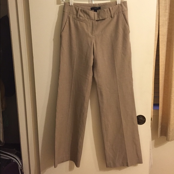 Ann Taylor tan trousers