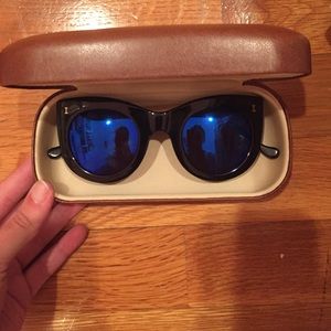 Illesteva Boca II sunglasses, mirrored