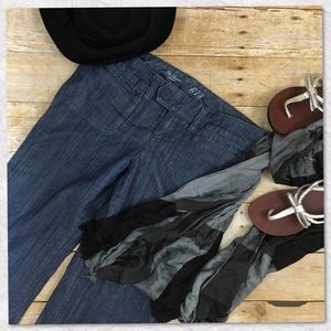 Limited wide leg denim jeans trouser pants