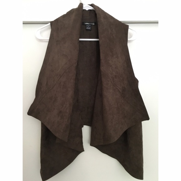 ONE DAY SALE! Brown Suede Vest - NEVER BEEN WORN