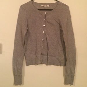 Gray cardigan