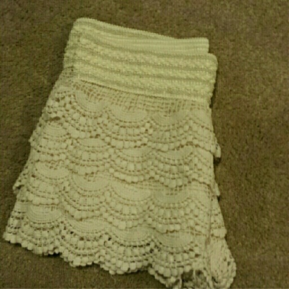 Black lace shorts -super cute and comfy!