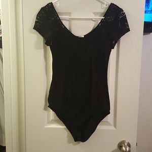 Black Lace Onesie top