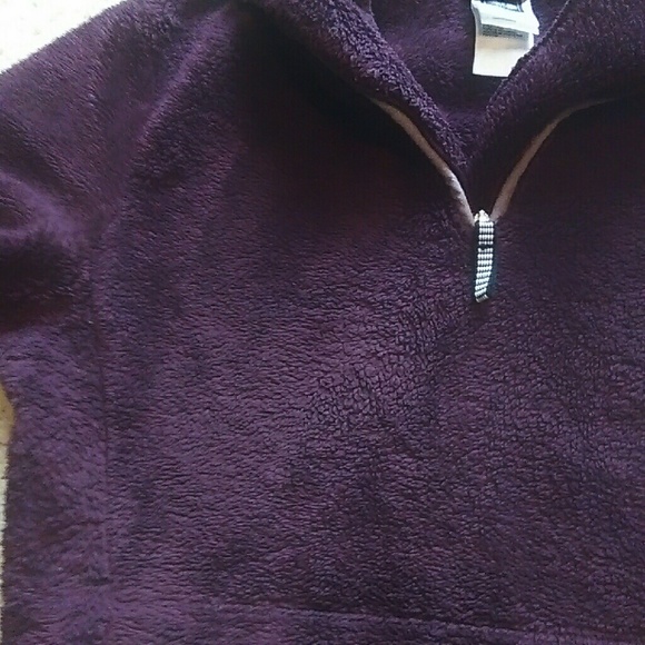 Purple fuzzy north face