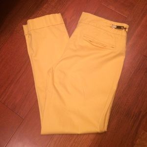 Yellow dress pants