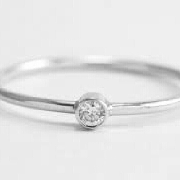 Small diamond ring