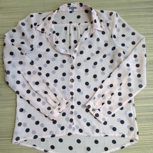 Charlotte Russe Polkadots Blouse