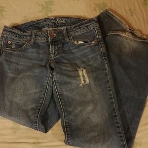 American Eagle medium wash jeans