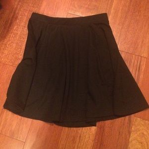 Black circle skirt