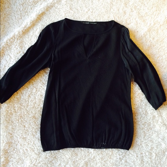 Zara Keyhole Top