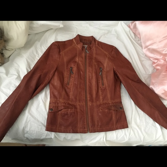 bernardo collection leather jacket