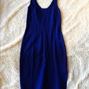 BarIII Deep Blue Midi Dress
