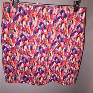 Bcbgeneration High waisted patterned skirt