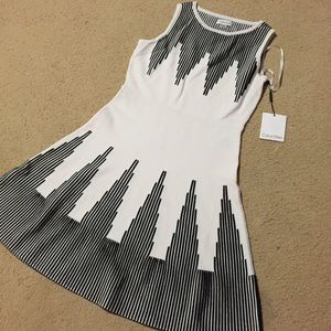 Calvin Klein Petit Zig-Zag Dress