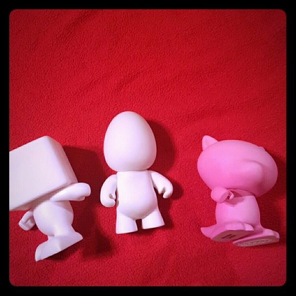 Three paintable creatures