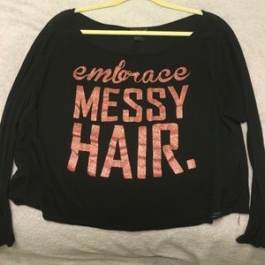 Long sleeve loose tee