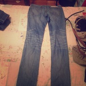 skinny jeans med wash