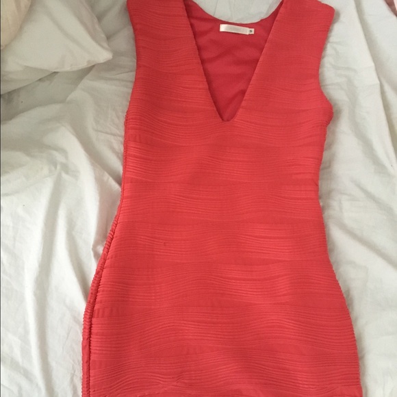 Millau red mini dress