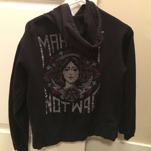 Obey zip up hoodie