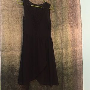 Black dress with lace