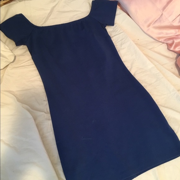 Sparkle and fade blue mini dress