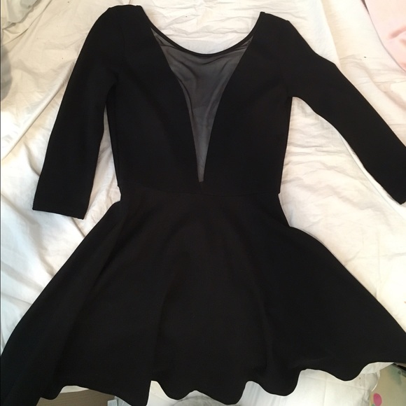 American apparel black dress