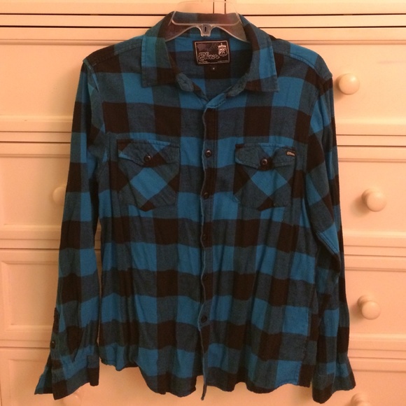Elixir Tops - **SOLD** Blue Buffalo Plaid Flannel