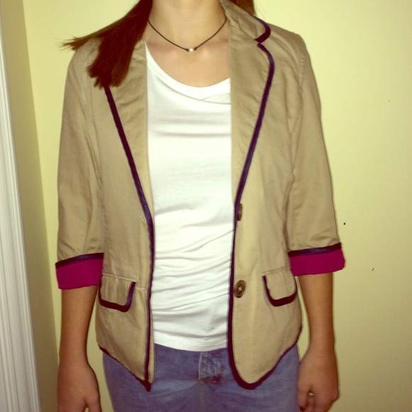 Kakhi Blazer