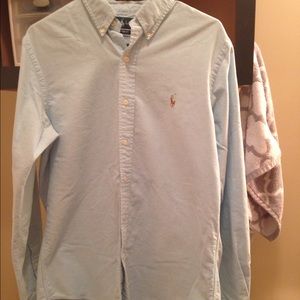 Men's light blue button up. Worn once (for Easter)