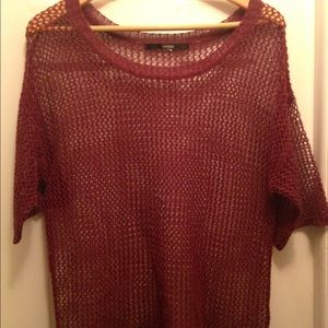Maroon shirt by Kensie