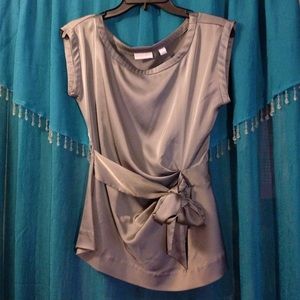 Gray New York and Co blouse