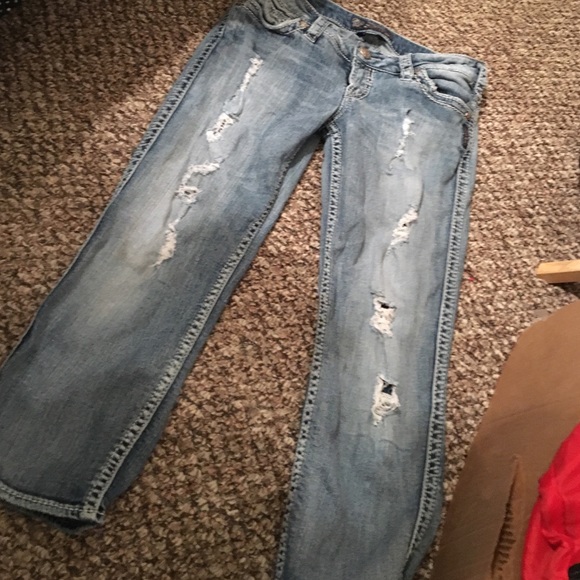 Silver jeans capris