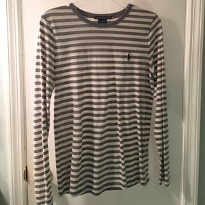 Stripped polo shirt