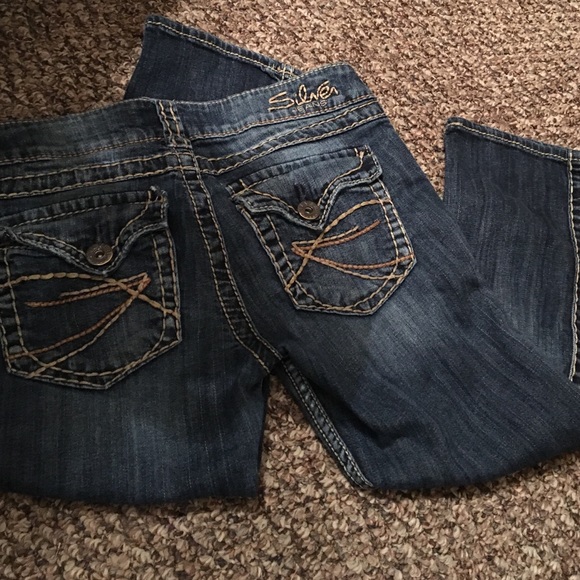 Silver jeans capris