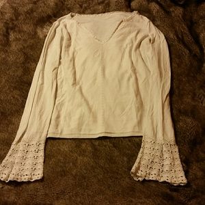 Lacy long sleeved shirt