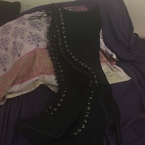 Thigh high boots