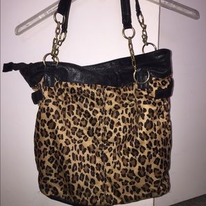 Cheetah print purse
