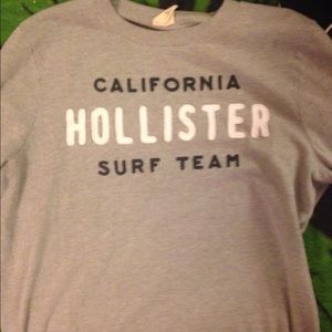 Hollister Men's L gray long sleeve