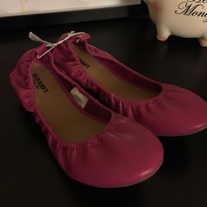NWT Old navy hot pink flats🎀