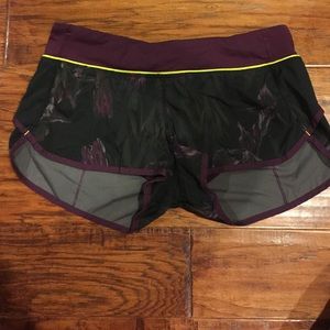 Lululemon speed shorts size 8