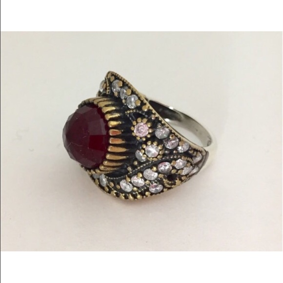 Turkish style Jewelry - 📌CLEARANCE 📌925 Sterling Silver Ruby  Size 7.75