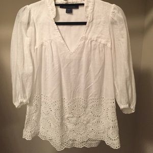 French connection white blouse